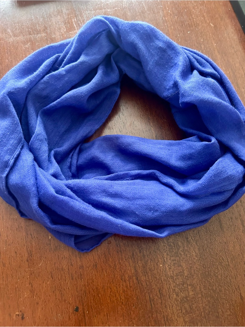 Lightweight Royal Purple Infinity Scarf